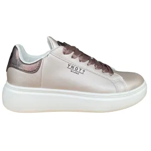 YNot scarpa sneakers da donna Queen YNI3420B platino Bridal Party Sneakers