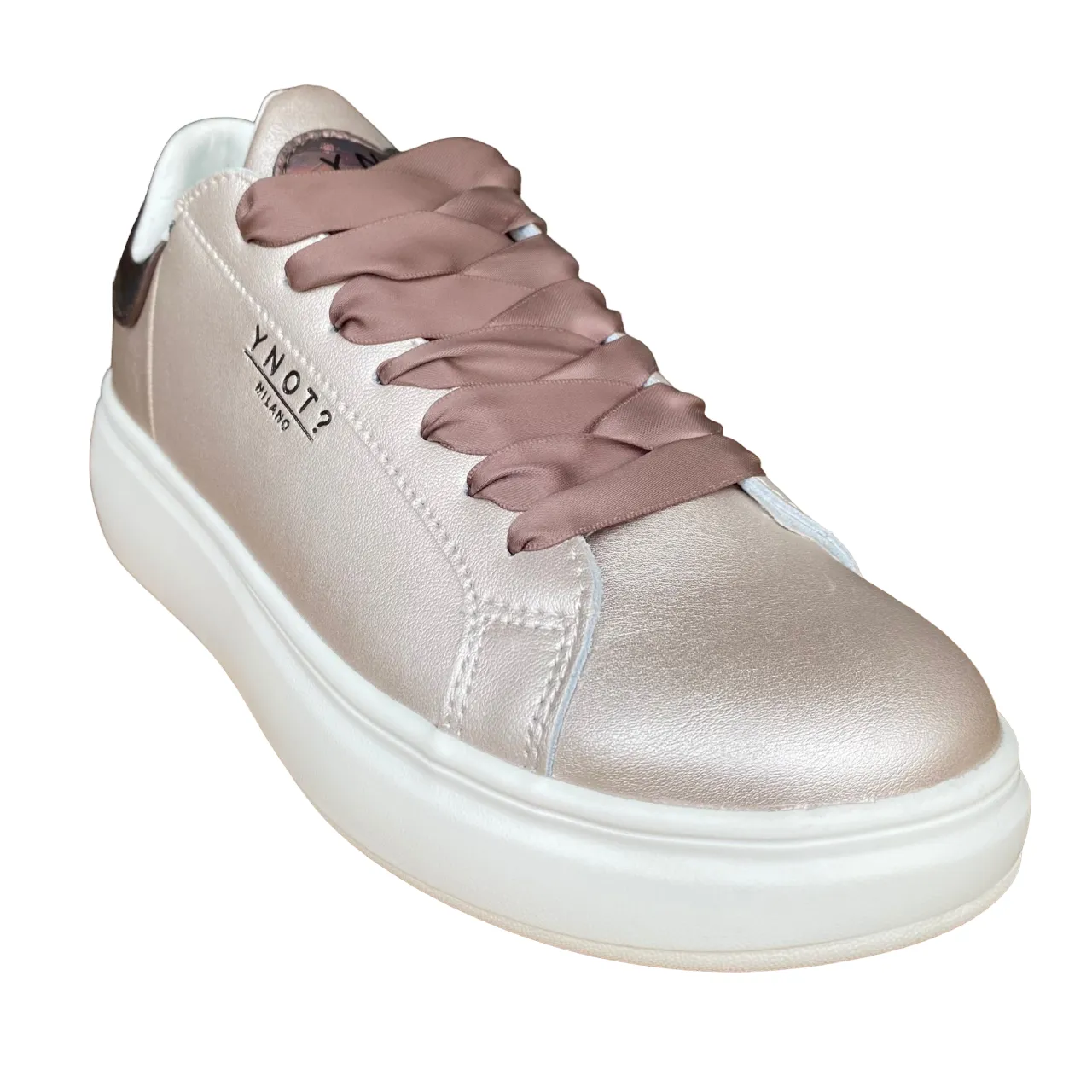 YNot scarpa sneakers da donna Queen YNI3420B platino Sneakers With Dress
