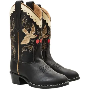 Dive Bomb Boots COPENHAGEN COLORS Black Dove Limited Cowboy Boots