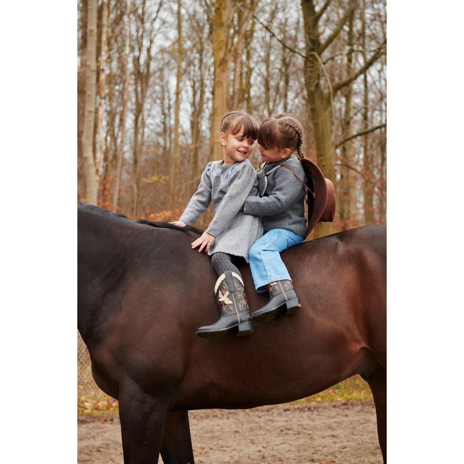 Boots Developing COPENHAGEN COLORS Black Dove Limited Cowboy Boots