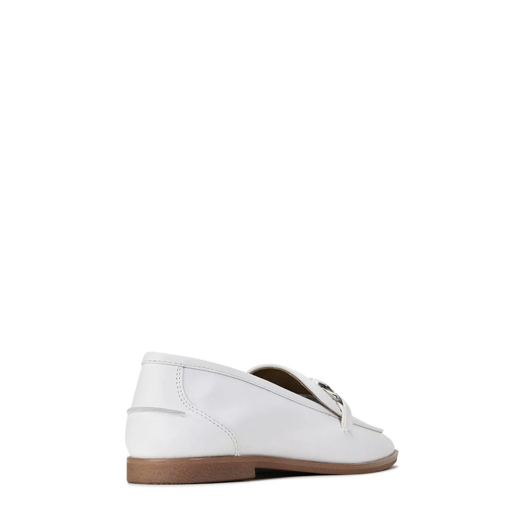 All White Loafers SENSE
