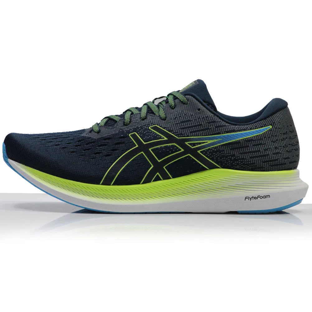 Speedcross Peak Trail Running Shoes - Ss25 Asics EvoRide 2 Men's Running Shoe - French Blue/Hazard Green