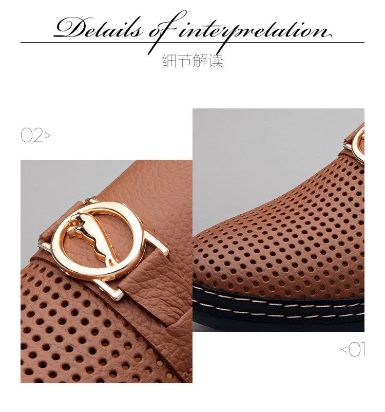 Stuart Weitzman Palmer Loafers 2017 Spring/Summer New Men Leather Shoes Fashion Comfort Loafers Shoes For Men Designer Shoes Casual Breathable Mens Shoes