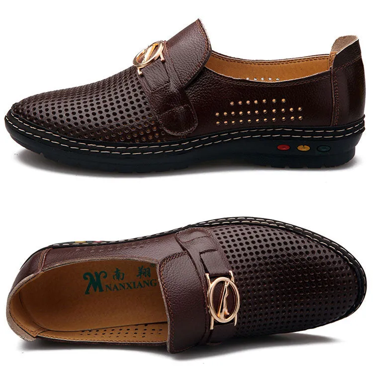 Lizard Skin Loafers 2017 Spring/Summer New Men Leather Shoes Fashion Comfort Loafers Shoes For Men Designer Shoes Casual Breathable Mens Shoes