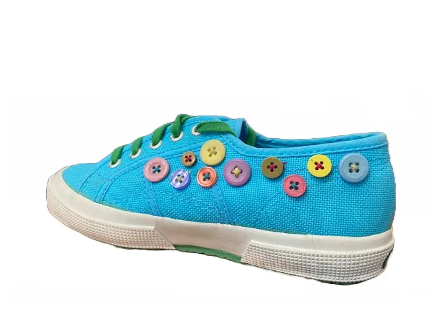 Sneakers For Casual Wear Superga scarpa sneakers da bambina 2750 COTJ buttons S003730 G24 turchese