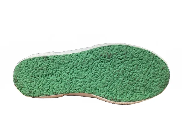 Superga scarpa sneakers da bambina 2750 COTJ buttons S003730 G24 turchese Silver Sneakers