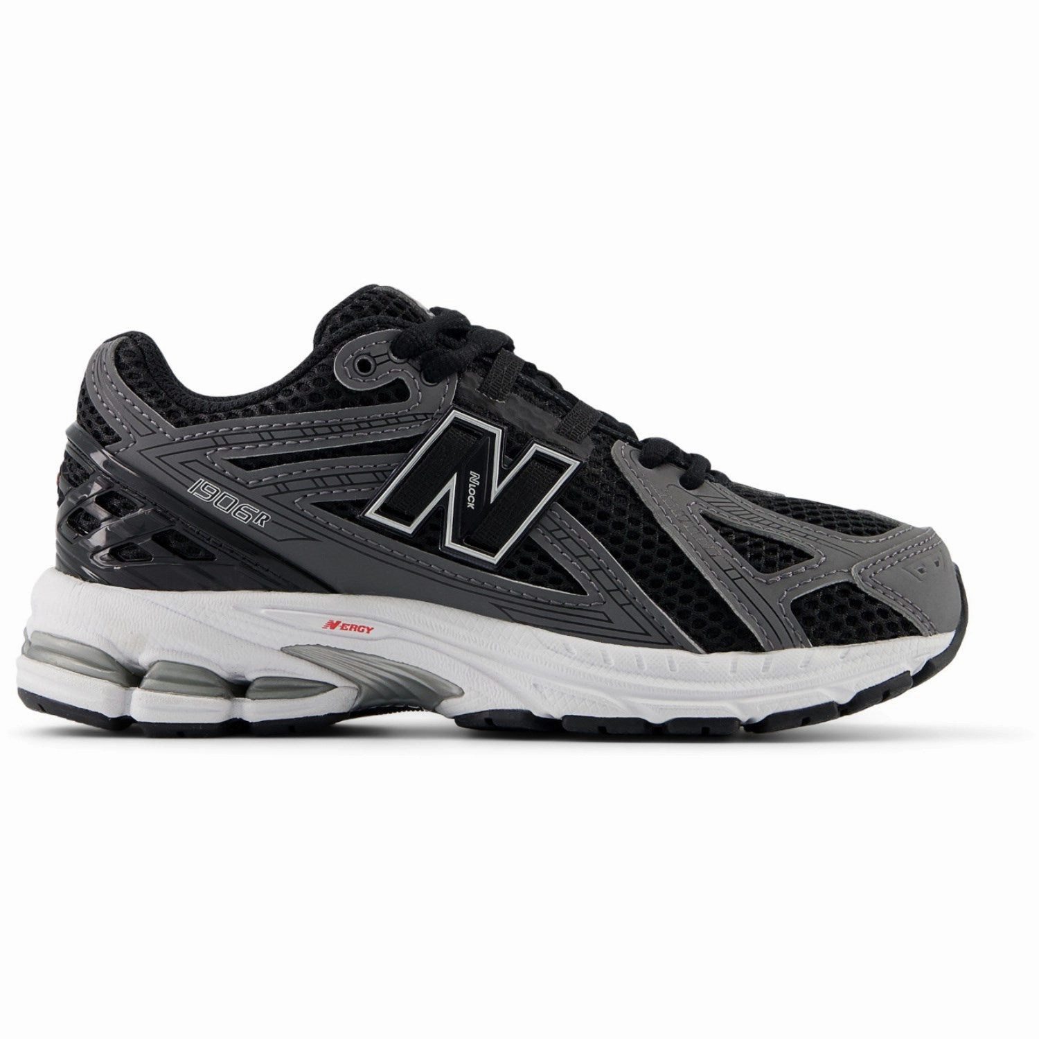 New Balance Black New Balance 1906 Kids Lace Nike Sneakers Flat