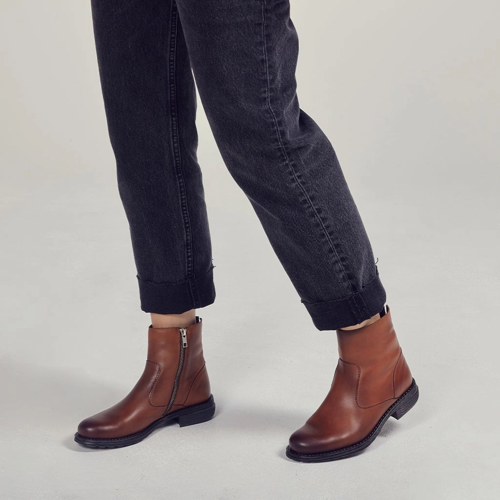 Rounded Toe Ankle Boots ZESPA